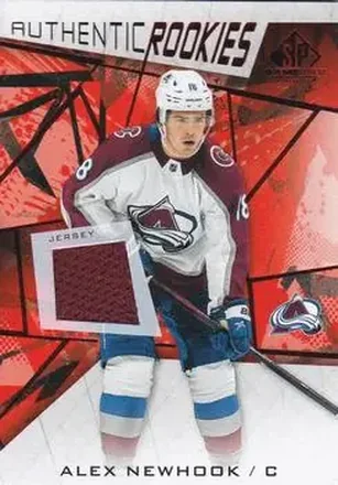 2021-22 SP Game Used - Red Jersey #135 - Alex Newhook - Colorado Avalanche