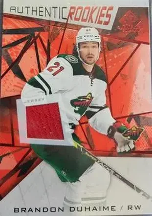 2021-22 SP Game Used - Red Jersey #136 - Brandon Duhaime - Minnesota Wild