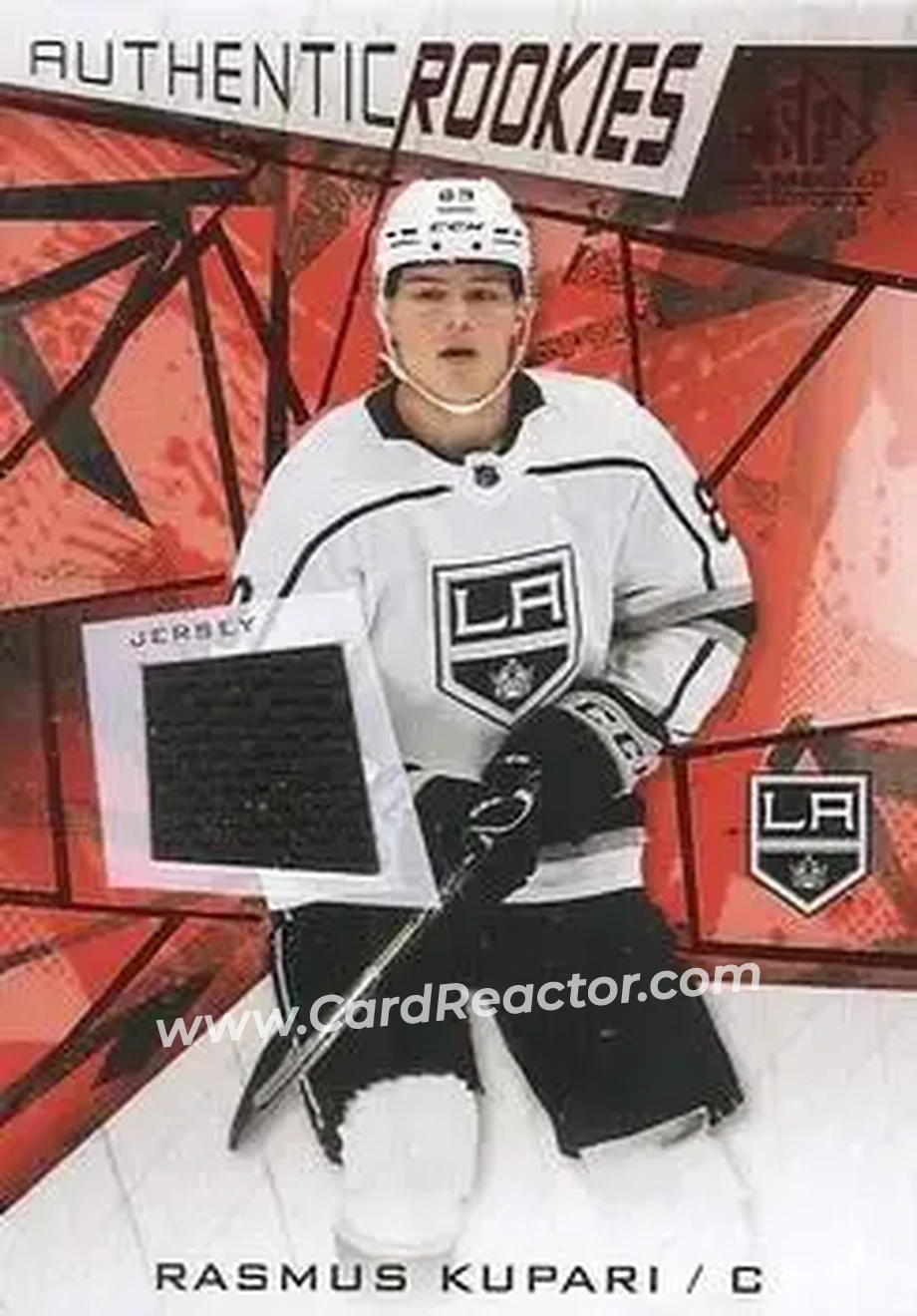 2021-22 SP Game Used - Red Jersey #147 - Rasmus Kupari - Los Angeles Kings - Front