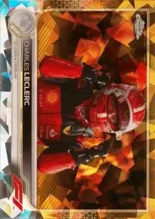 2022 Topps Chrome Sapphire Edition Formula 1 - Gold #27 - Charles Leclerc - Scuderia Ferrari