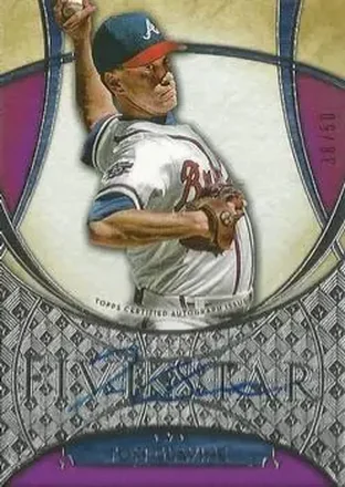 2017 Topps Five Star - Base Autograph Purple #FSA-TGV - Tom Glavine - Atlanta Braves