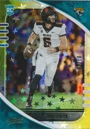 2020 Panini Absolute - Gold Stars #144 - Jake Luton - Jacksonville Jaguars