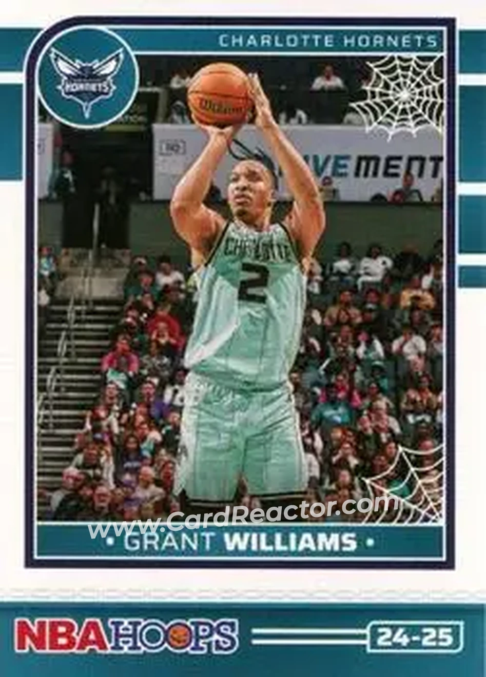 2024-25 Hoops Haunted Hoops #17 - Grant Williams - Charlotte Hornets - Front 2024-25 Hoops Haunted Hoops #17 - Grant Williams - Charlotte Hornets - Front