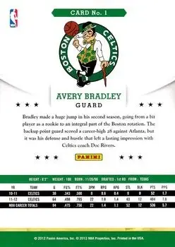 Back of Avery Bradley
