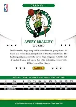 Back of Avery Bradley