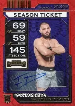 2026 Panini Contenders PFL feature card