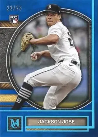 2025 Topps Museum Collection - Blue Topaz #57 - Jackson Jobe - Detroit Tigers