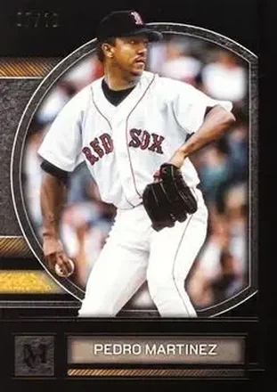 2025 Topps Museum Collection - Black Diamond #11 - Pedro Martinez - Boston Red Sox