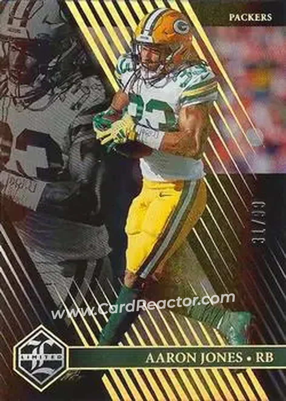 2023 Panini Limited - Gold Spotlight #36 - Aaron Jones - Green Bay Packers - Front
