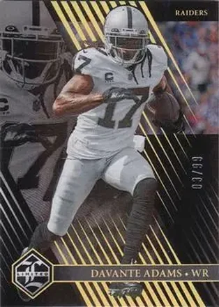 2023 Panini Limited - Gold Spotlight #54 - Davante Adams - Las Vegas Raiders