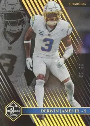 2023 Panini Limited - Gold Spotlight #59 - Derwin James Jr. - Los Angeles Chargers