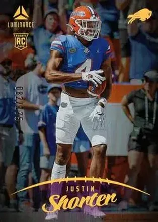 2023 Panini Luminance - Purple #168 - Justin Shorter - Buffalo Bills