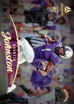 2023 Panini Luminance - Purple #181 - Quentin Johnston - Los Angeles Chargers