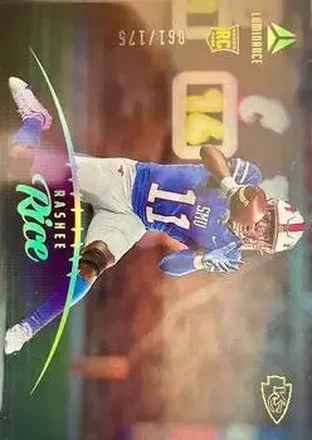 2023 Panini Luminance - Purple #190 - Rashee Rice - Kansas City Chiefs