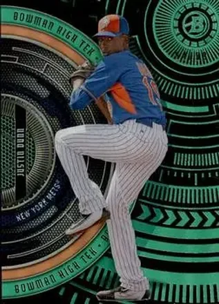2017 Bowman High Tek - Green Rainbow #BHT-JD - Justin Dunn - New York Mets