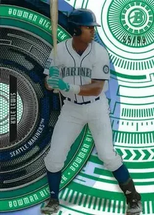 2017 Bowman High Tek - Green Rainbow #BHT-KL - Kyle Lewis - Seattle Mariners