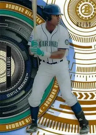 2017 Bowman High Tek - Gold Rainbow #BHT-KL - Kyle Lewis - Seattle Mariners