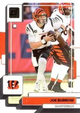 2022 Clearly Donruss - Gold #10 - Joe Burrow - Cincinnati Bengals