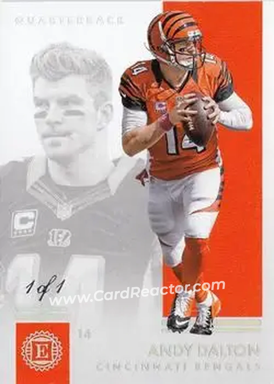 2016 Panini Encased - Platinum #39 - Andy Dalton - Cincinnati Bengals - Front