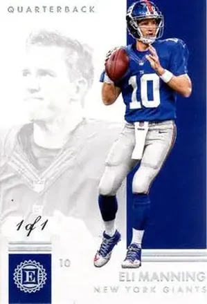 2016 Panini Encased - Platinum #57 - Eli Manning - New York Giants