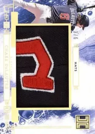 2024 Panini Impeccable - Jumbo Patches Hats #JP-CD - Chase DeLauter - Cleveland Guardians