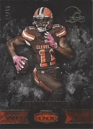 2016 Panini Honors - Gold #17 - Terrelle Pryor Sr. - Cleveland Browns