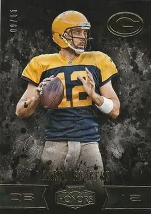2016 Panini Honors - Gold #26 - Aaron Rodgers - Green Bay Packers