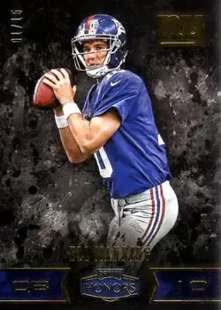 2016 Panini Honors - Gold #52 - Eli Manning - New York Giants