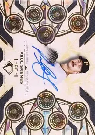2025 Topps Diamond Icons - Autographed Diamond Studs #DSA-PS - Paul Skenes - Pittsburgh Pirates