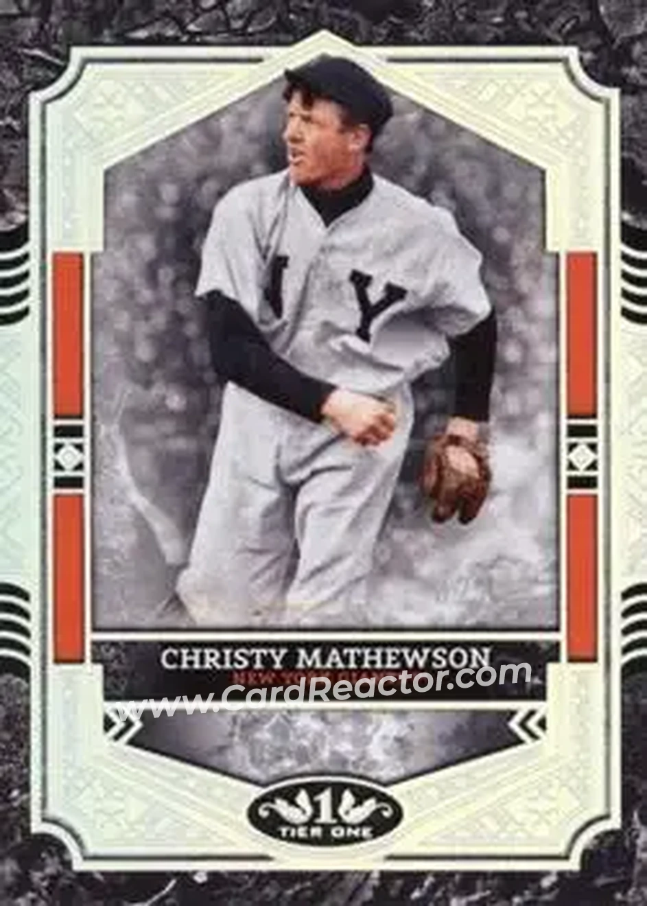 2025 Topps Tier One - Holo Silver Foil #9 - Christy Mathewson - New York Giants - Front