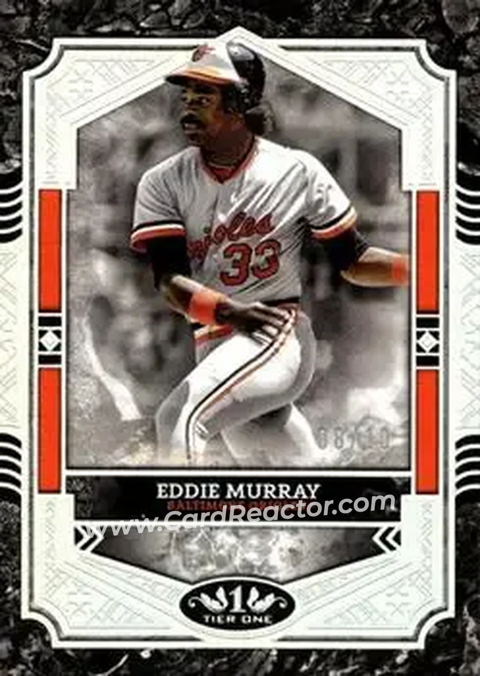 2025 Topps Tier One - Holo Silver Foil #10 - Eddie Murray - Baltimore Orioles - Front