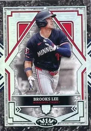 2025 Topps Tier One - Holo Silver Foil #71 - Brooks Lee - Minnesota Twins