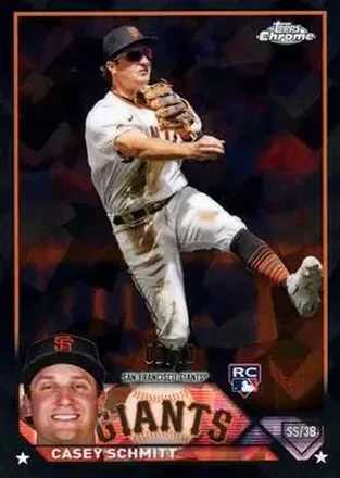 2023 Topps Chrome Update Sapphire Edition - Black #USCS133 - Casey Schmitt - San Francisco Giants