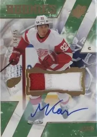 2023-24 SPx - Autographs Patch #105 - Marco Kasper - Detroit Red Wings