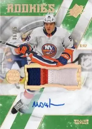 2023-24 SPx - Autographs Patch #114 - William Dufour - New York Islanders