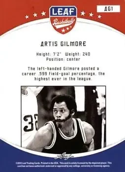 Back of Artis Gilmore