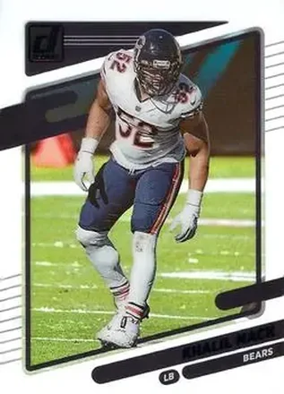 2021 Clearly Donruss - Purple #9 - Khalil Mack - Chicago Bears