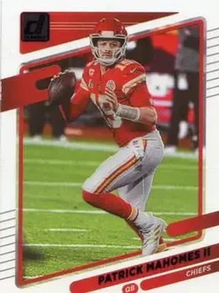 2021 Clearly Donruss - Purple #21 - Patrick Mahomes II - Kansas City Chiefs