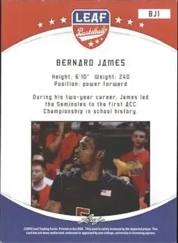 Back of Bernard James