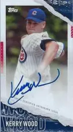 2020 Topps Rip - Mini Autographs #RIPAU-KW - Kerry Wood - Chicago Cubs