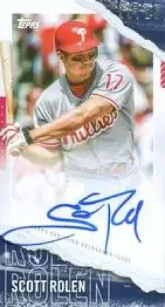 2020 Topps Rip - Mini Autographs #RIPAU-SR - Scott Rolen - Philadelphia Phillies