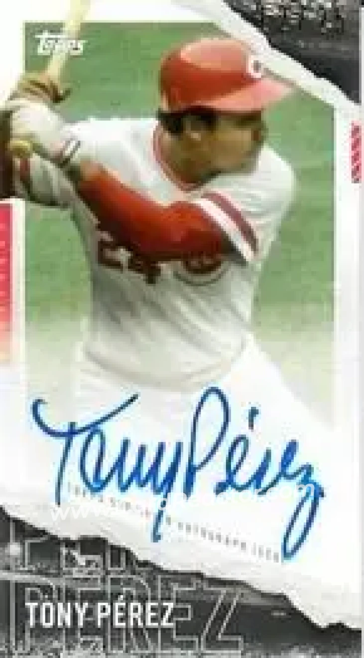 2020 Topps Rip - Mini Autographs #RIPAU-TP - Tony Pérez - Cincinnati Reds - Front