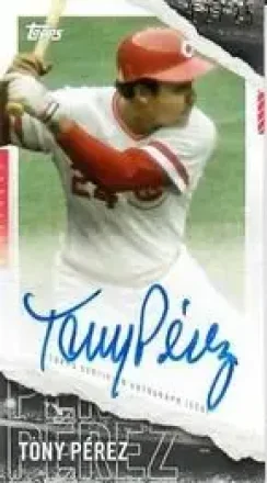 2020 Topps Rip - Mini Autographs #RIPAU-TP - Tony Pérez - Cincinnati Reds