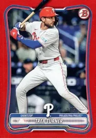 2026 Bowman - Red #71 - Trea Turner - Philadelphia Phillies