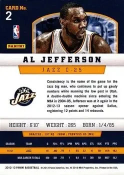 Back of Al Jefferson