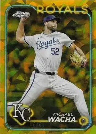 2024 Topps Chrome Update Sapphire Edition - Gold Sapphire #USCS166 - Michael Wacha - Kansas City Royals