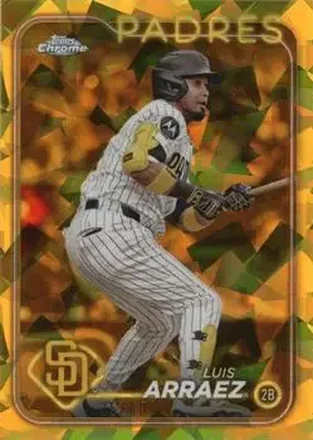 2024 Topps Chrome Update Sapphire Edition - Gold Sapphire #USCS200 - Luis Arraez - San Diego Padres