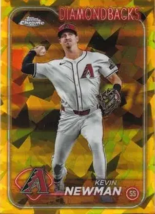 2024 Topps Chrome Update Sapphire Edition - Gold Sapphire #USCS204 - Kevin Newman - Arizona Diamondbacks