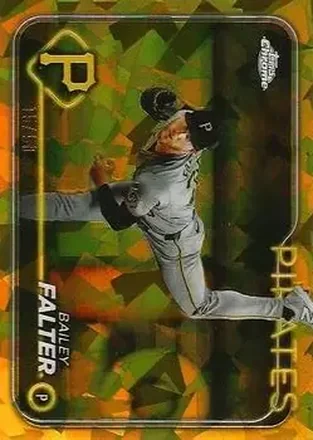 2024 Topps Chrome Update Sapphire Edition - Gold Sapphire #USCS209 - Bailey Falter - Pittsburgh Pirates