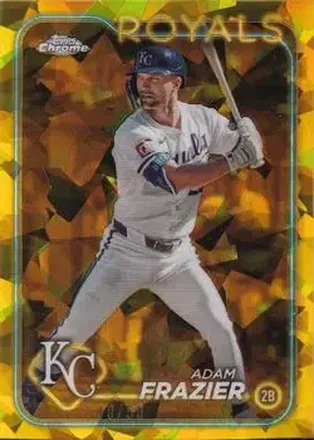2024 Topps Chrome Update Sapphire Edition - Gold Sapphire #USCS215 - Adam Frazier - Kansas City Royals